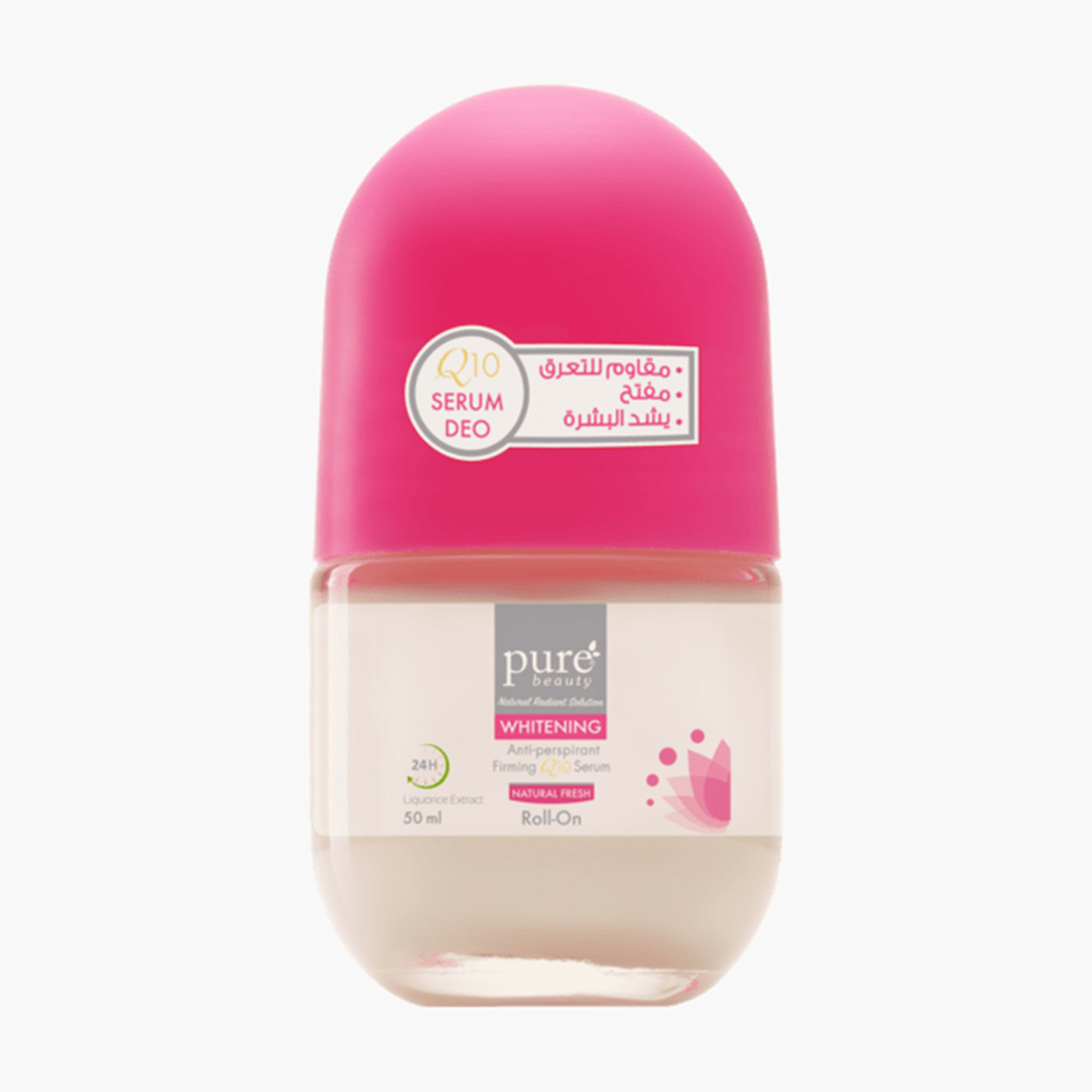 PURE BEAUTY Whitening Natural Fresh Anti-Perspirant Firming Roll-On Serum Deodorant - 50 ml-beautyandpersonalcare-fragrance-women-image-1
