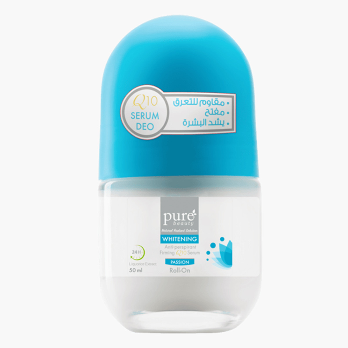 PURE BEAUTY Whitening Passion Anti-Perspirant Firming Roll-On Serum Deodorant - 50 ml-beautyandpersonalcare-bathandbody-hygieneessentials-image-1