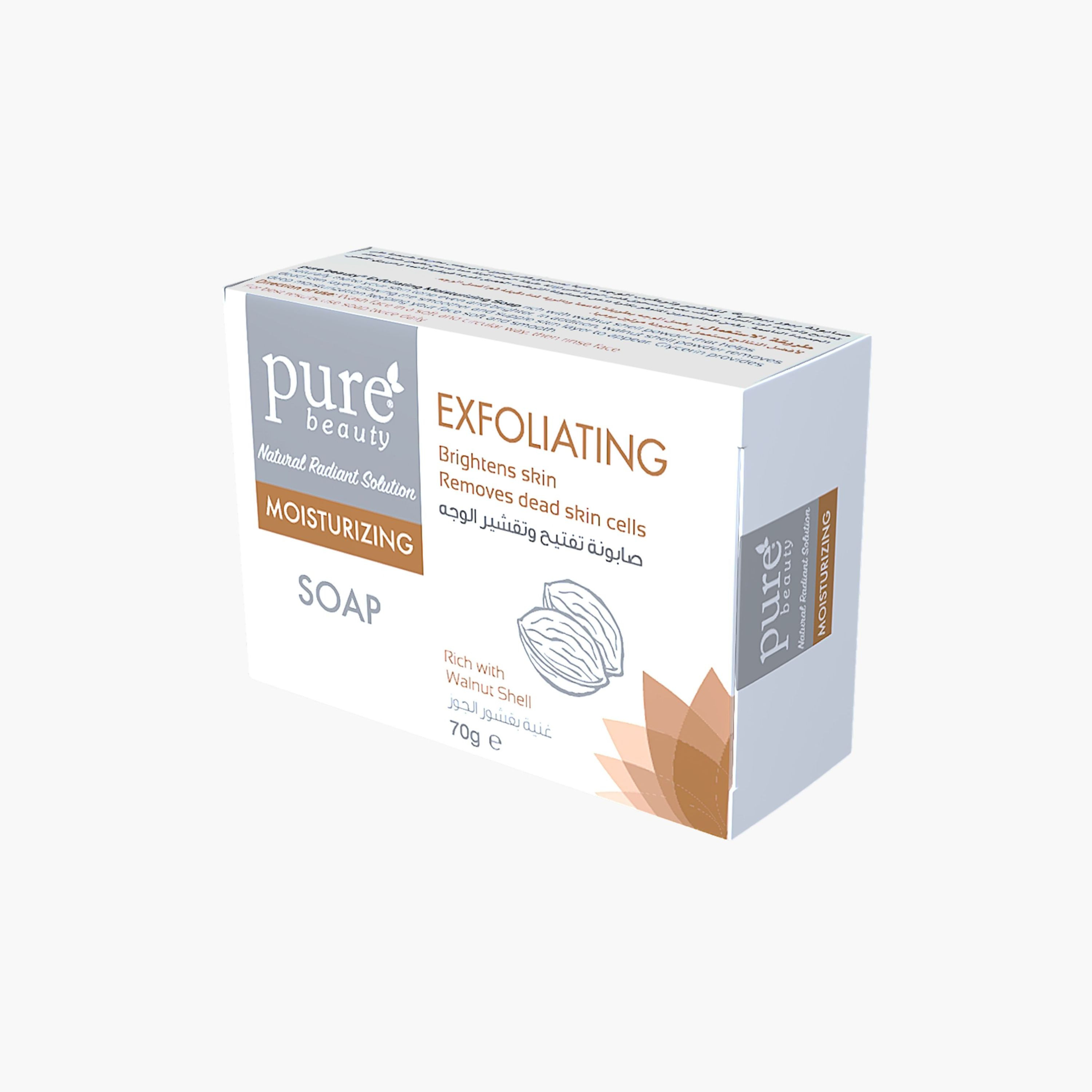 PURE BEAUTY Exfoliating soap - 70 gms-beautyandpersonalcare-bathandbody-bathandshower-soaps-image-2