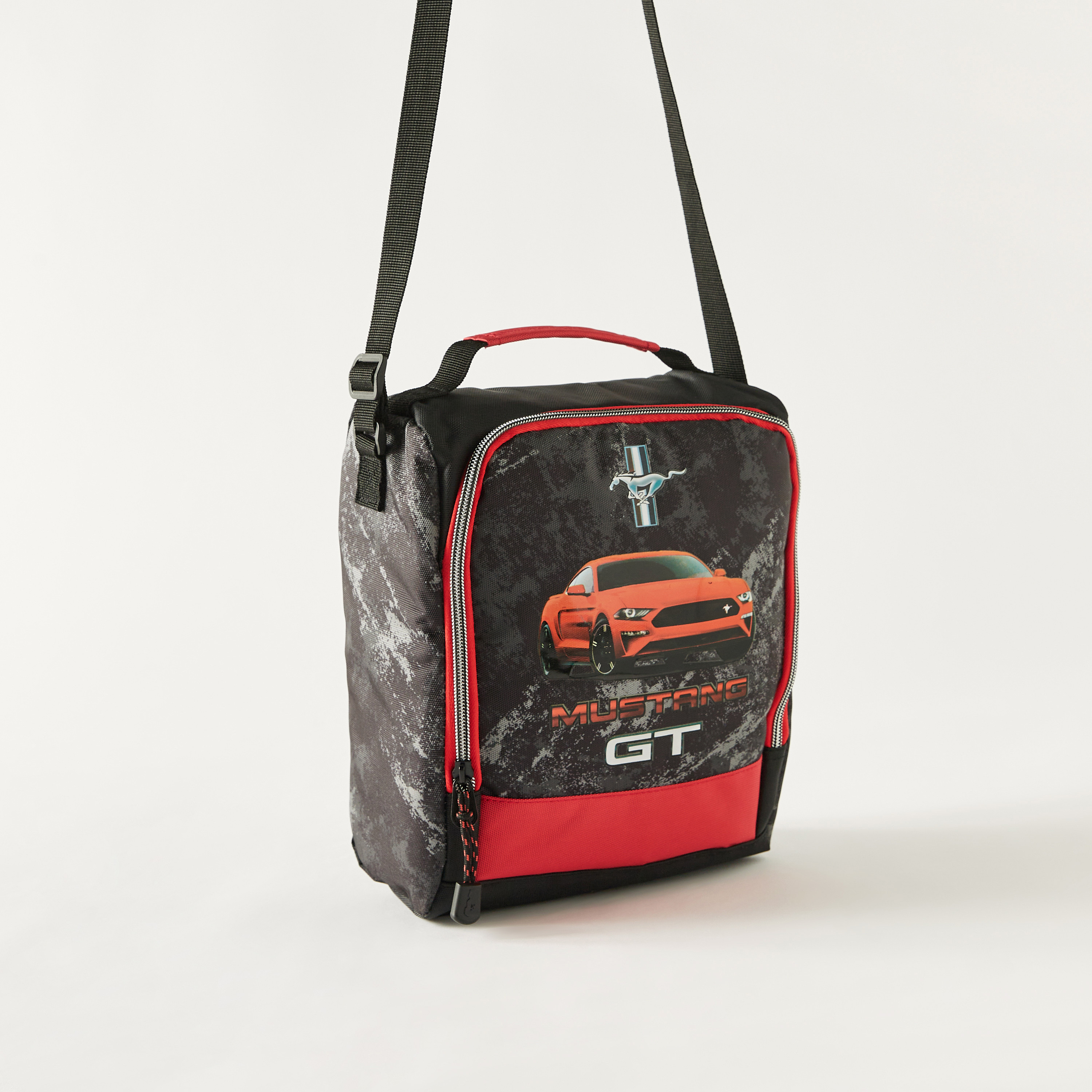 Mustang Cars Print Lunch Bag - 1-Year Warranty-school-lunchessentials-lunchbags-image-2