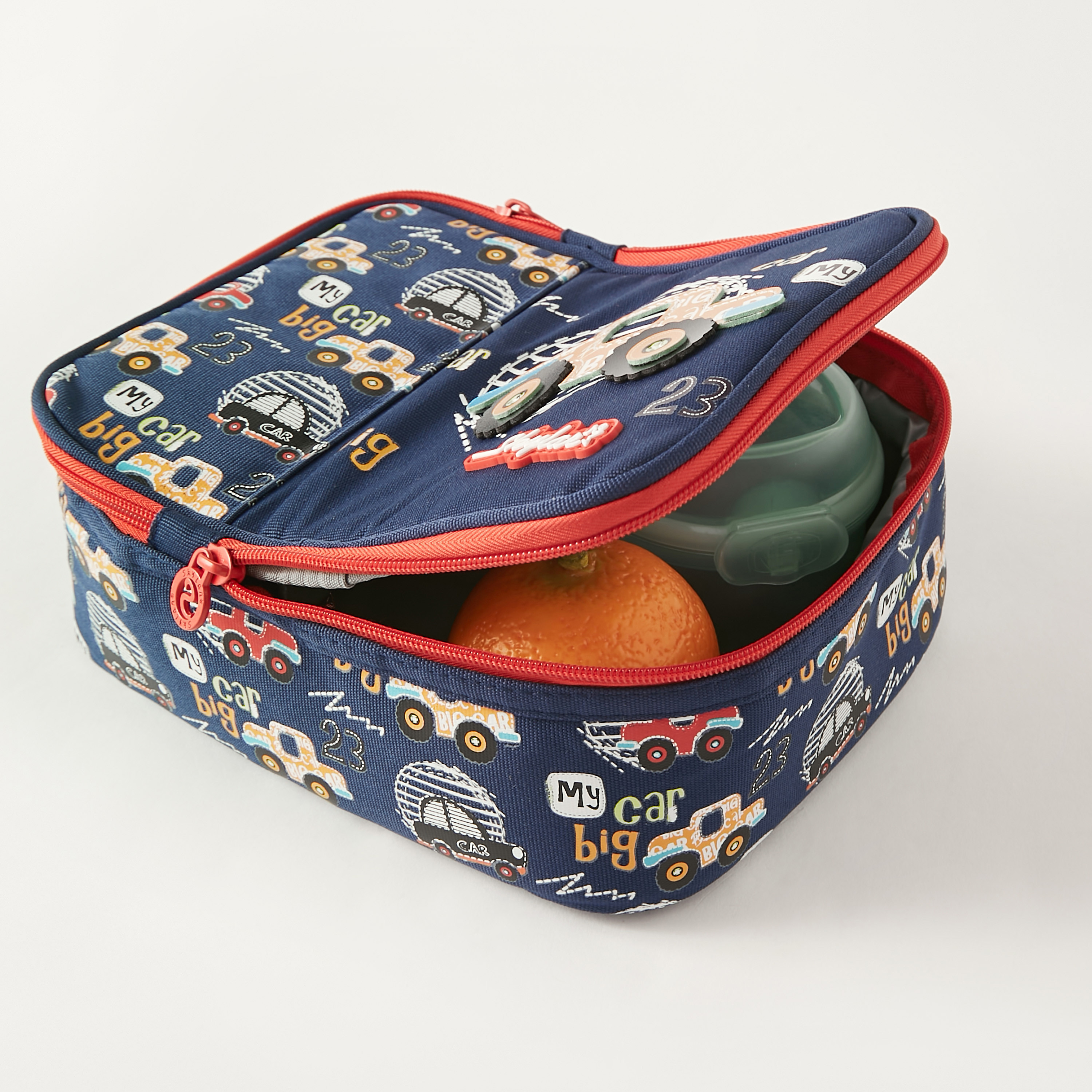 Skylar Cars Print Lunch Bag - 1-Year Warranty-school-lunchessentials-lunchbags-image-7