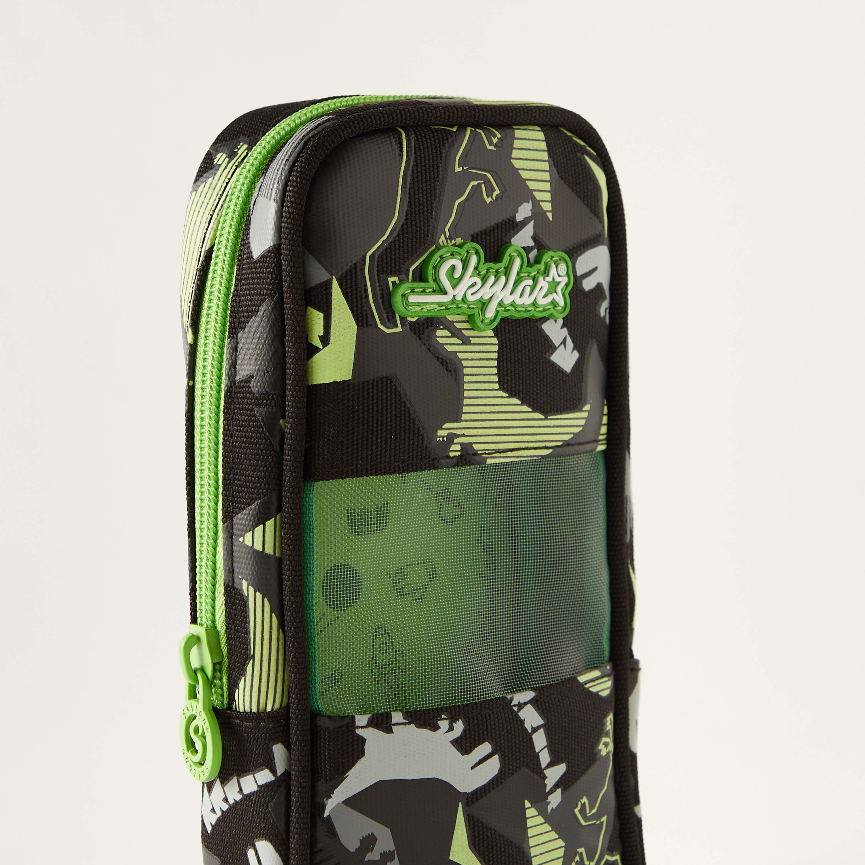 Skylar Dinosaur Print Glow-in-the-Dark Pencil Case - 1-Year Warranty-school-stationery-pencilcases-image-3