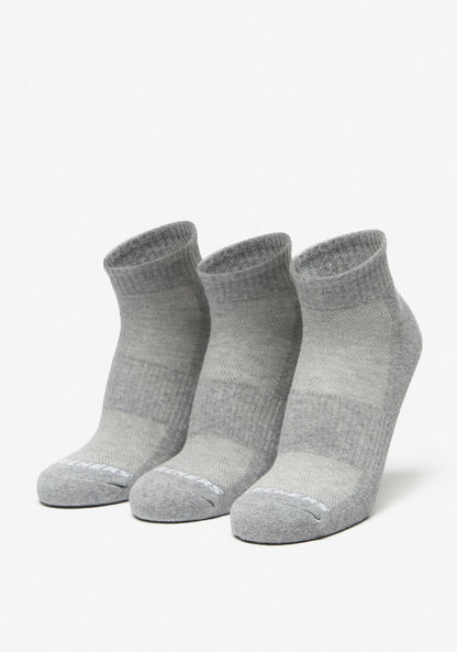 Skechers Logo Print Crew Length Socks - Set of 3-Men%27s Socks-image-0