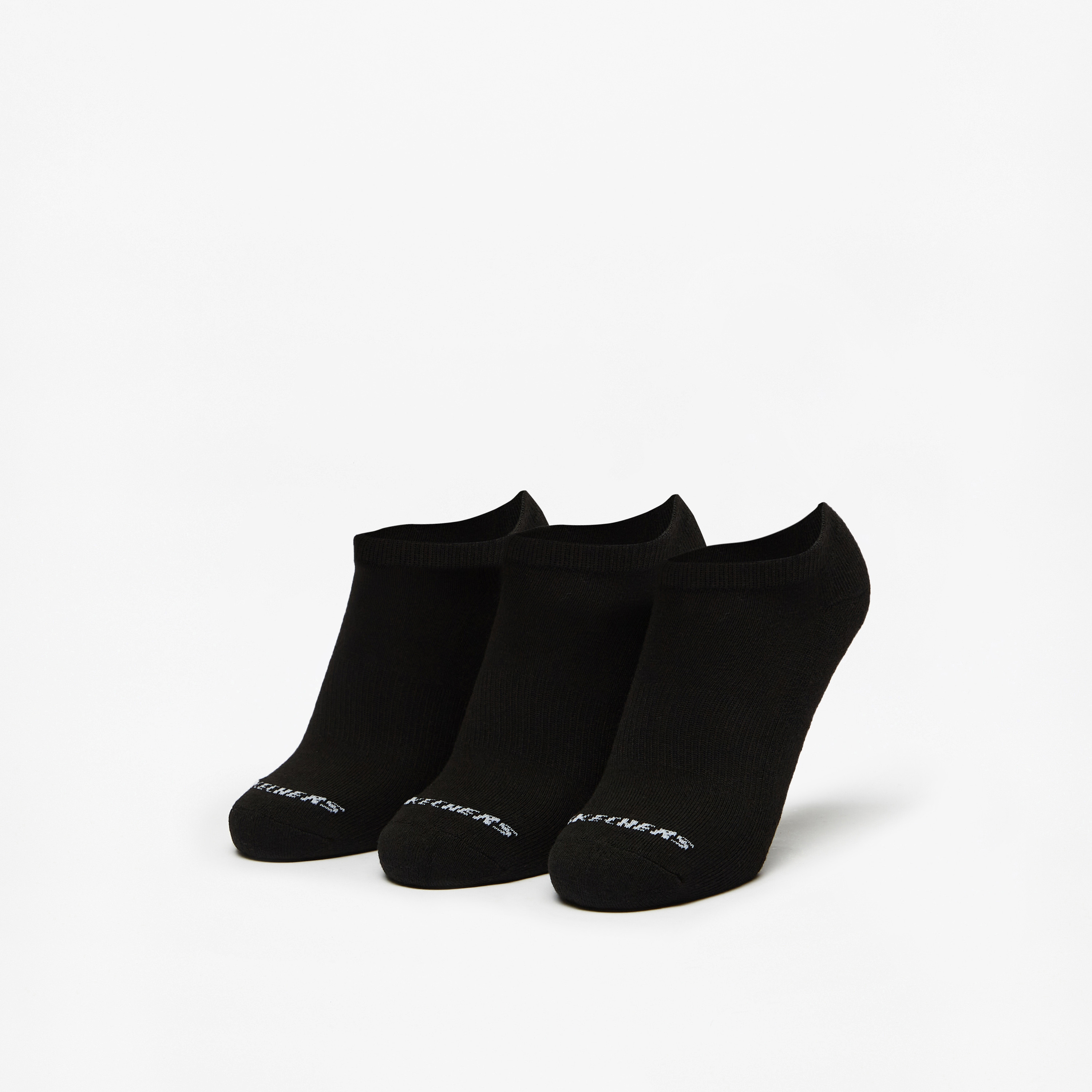 Skechers 3-Piece Logo Print Ankle Length Socks Set - S113012C-001-women-socksandstockings-image-1