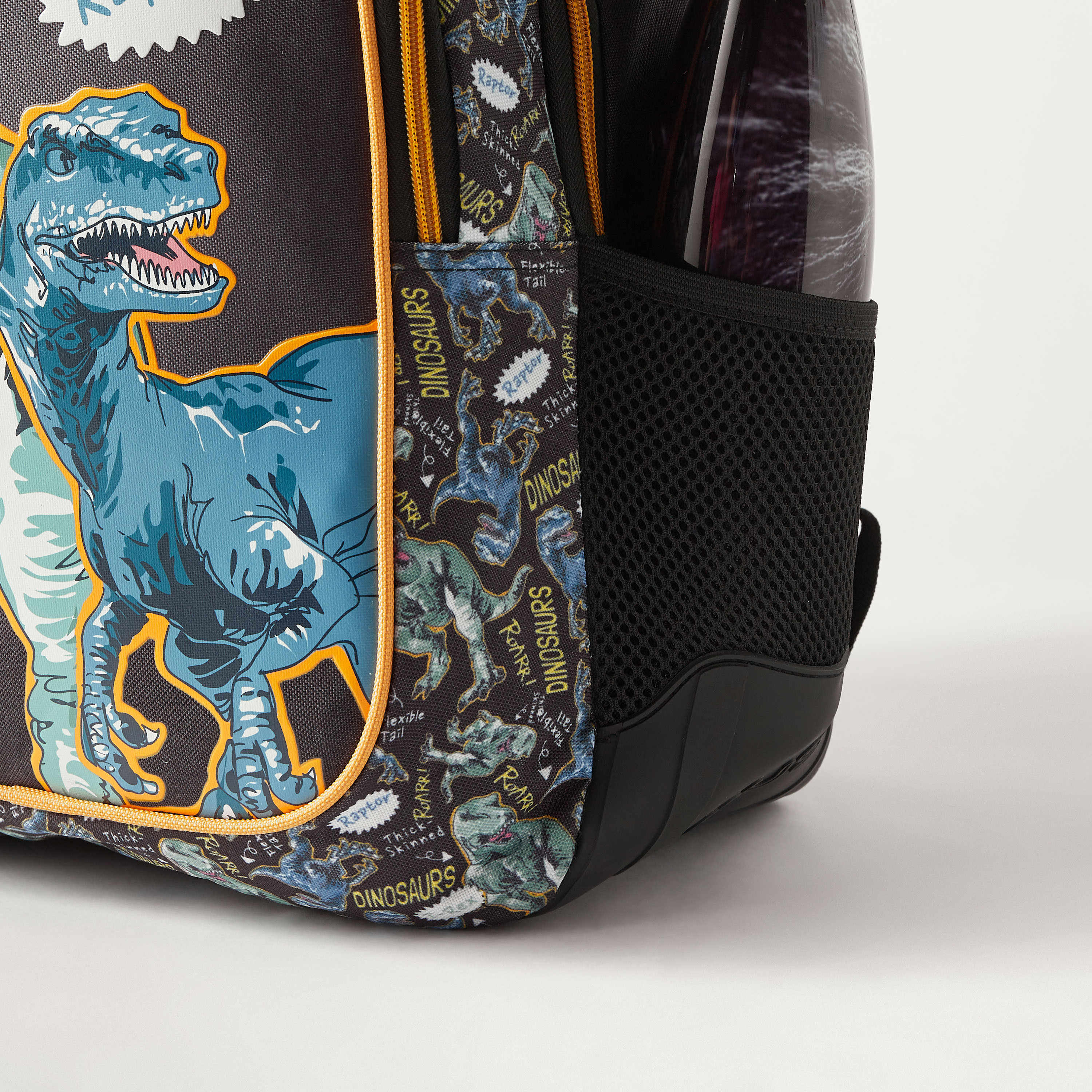 شنطة ظهر بحمالات قابلة للتعديل وطبعات ديناصور من ماست - 32×18×43 سم - ضمان سنتان-school-bagsandbackpacks-backpacks-image-6