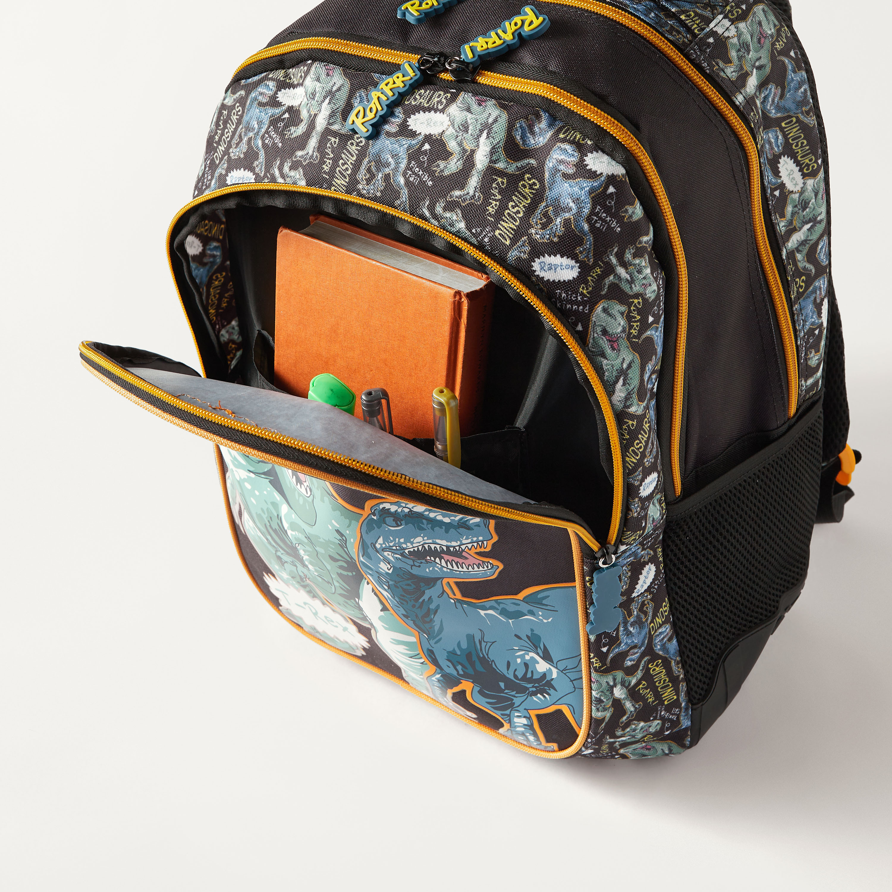 Dinosaur print online backpack