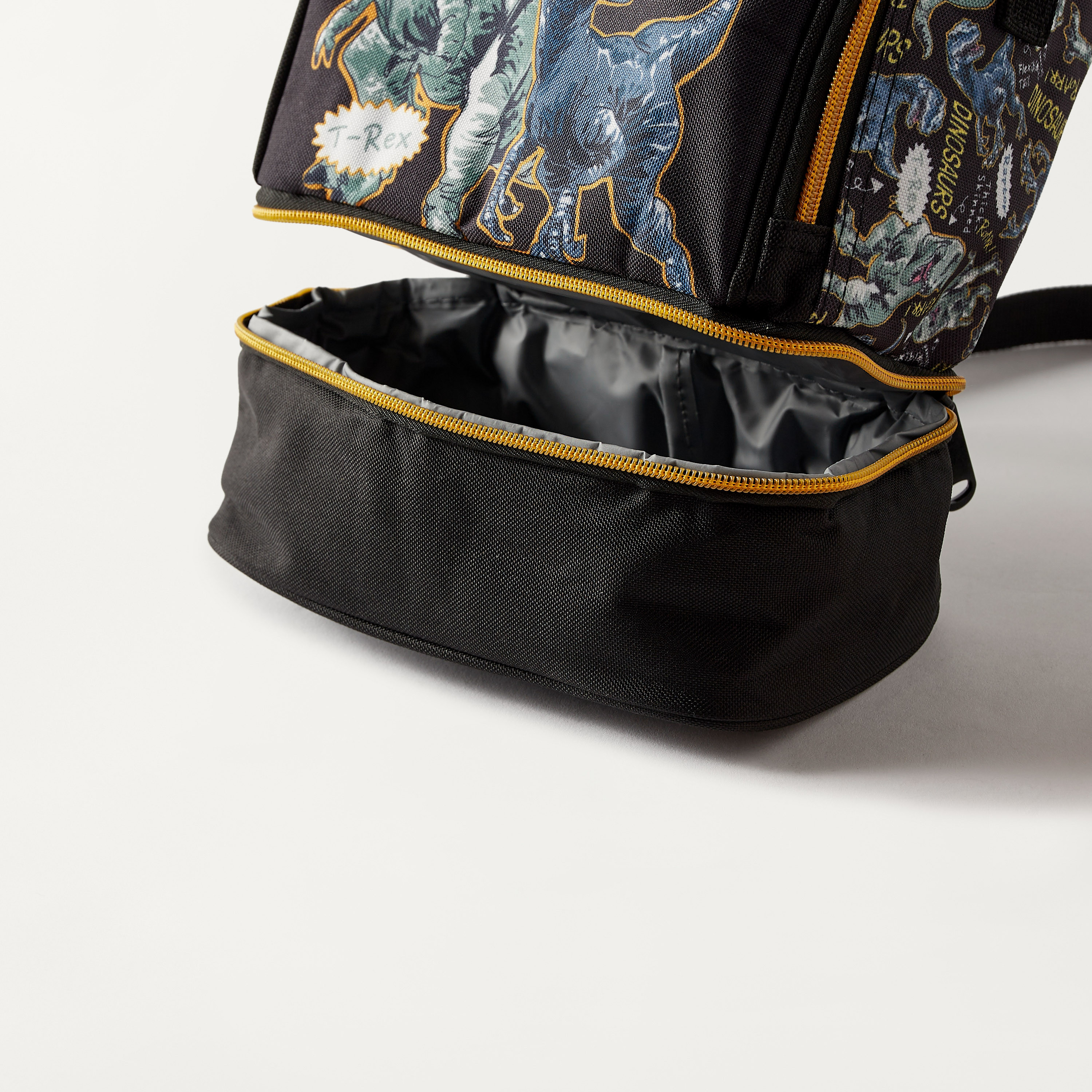 Must Dinosaur Print Insulated Lunch Bag with Adjustable Strap and Zip Closure - 2-Year Warranty-school-lunchessentials-lunchbags-image-6