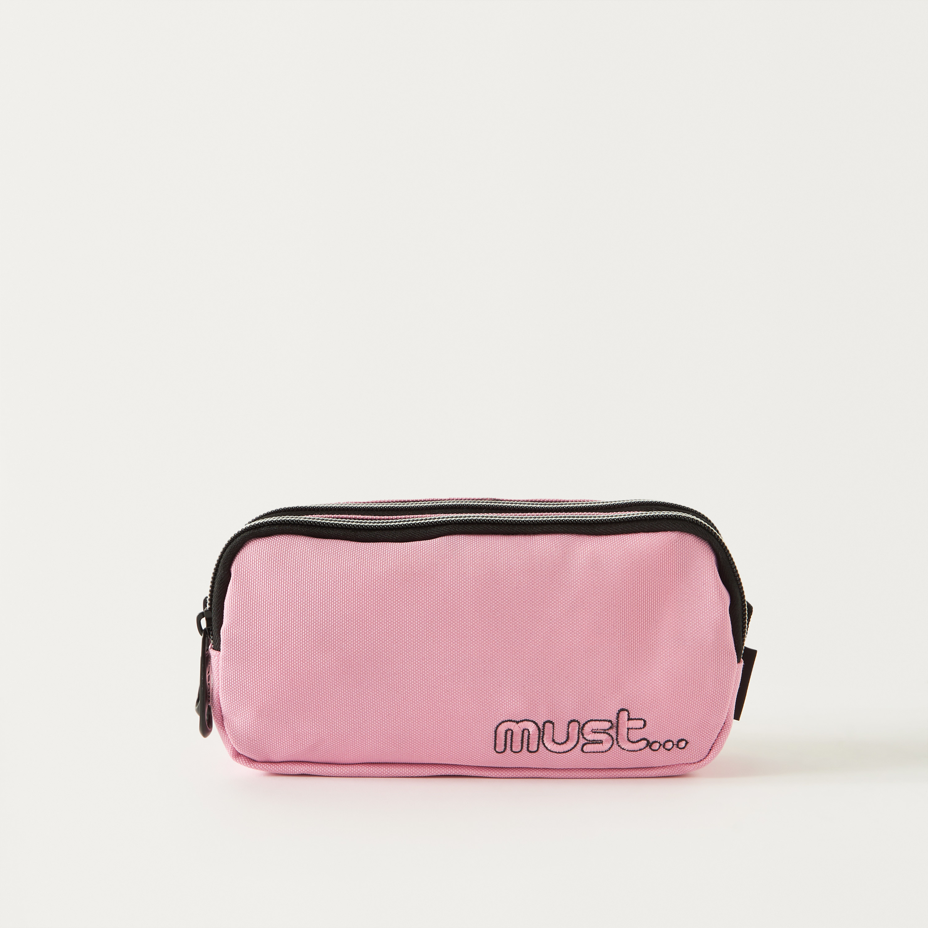 مقلمة بتطريز الشعار من ماست - ضمان سنتان-school-stationery-pencilcases-image-1