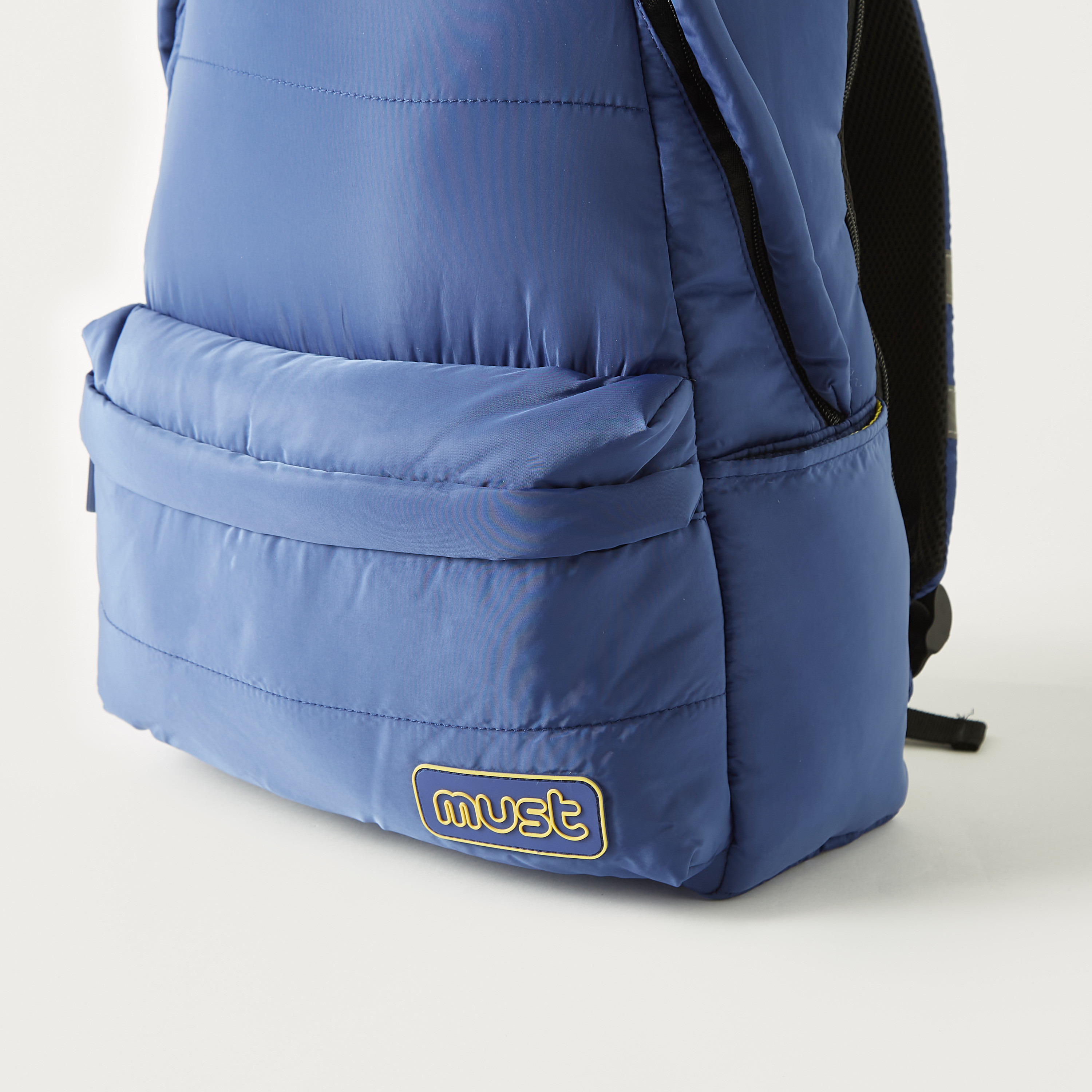 Must Logo Print Backpack - 32x17x42 cms-school-bagsandbackpacks-backpacks-image-4