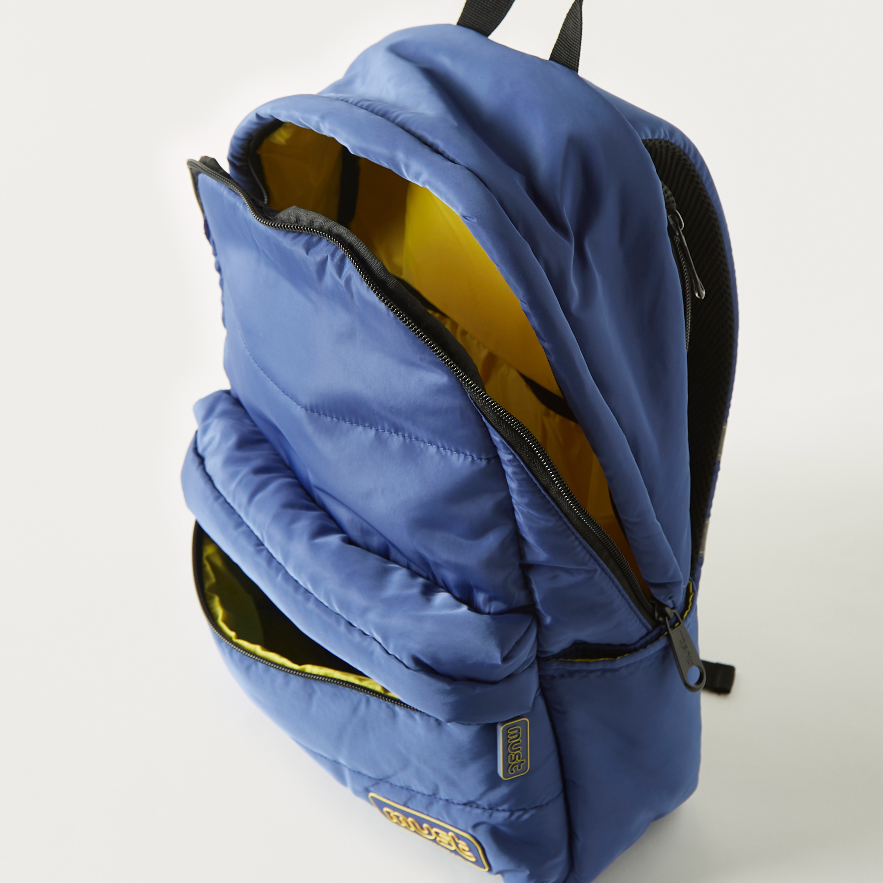 Must Logo Print Backpack - 32x17x42 cms-school-bagsandbackpacks-backpacks-image-7