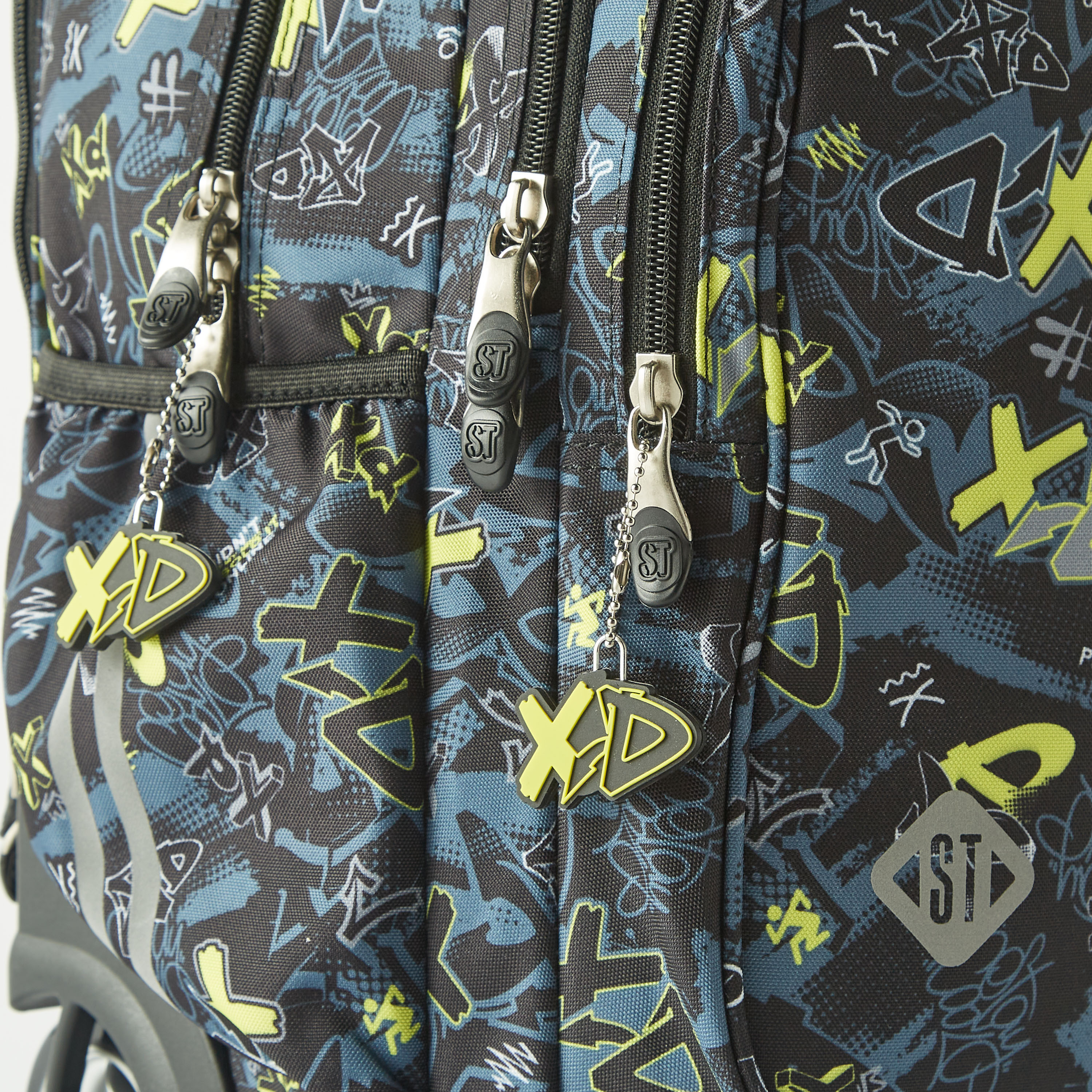 St.Right Printed 18-inch Trolley Backpack with Retractable Handle - 32x25x47 cms 2-Year Warranty-school-bagsandbackpacks-trolleybags-image-3
