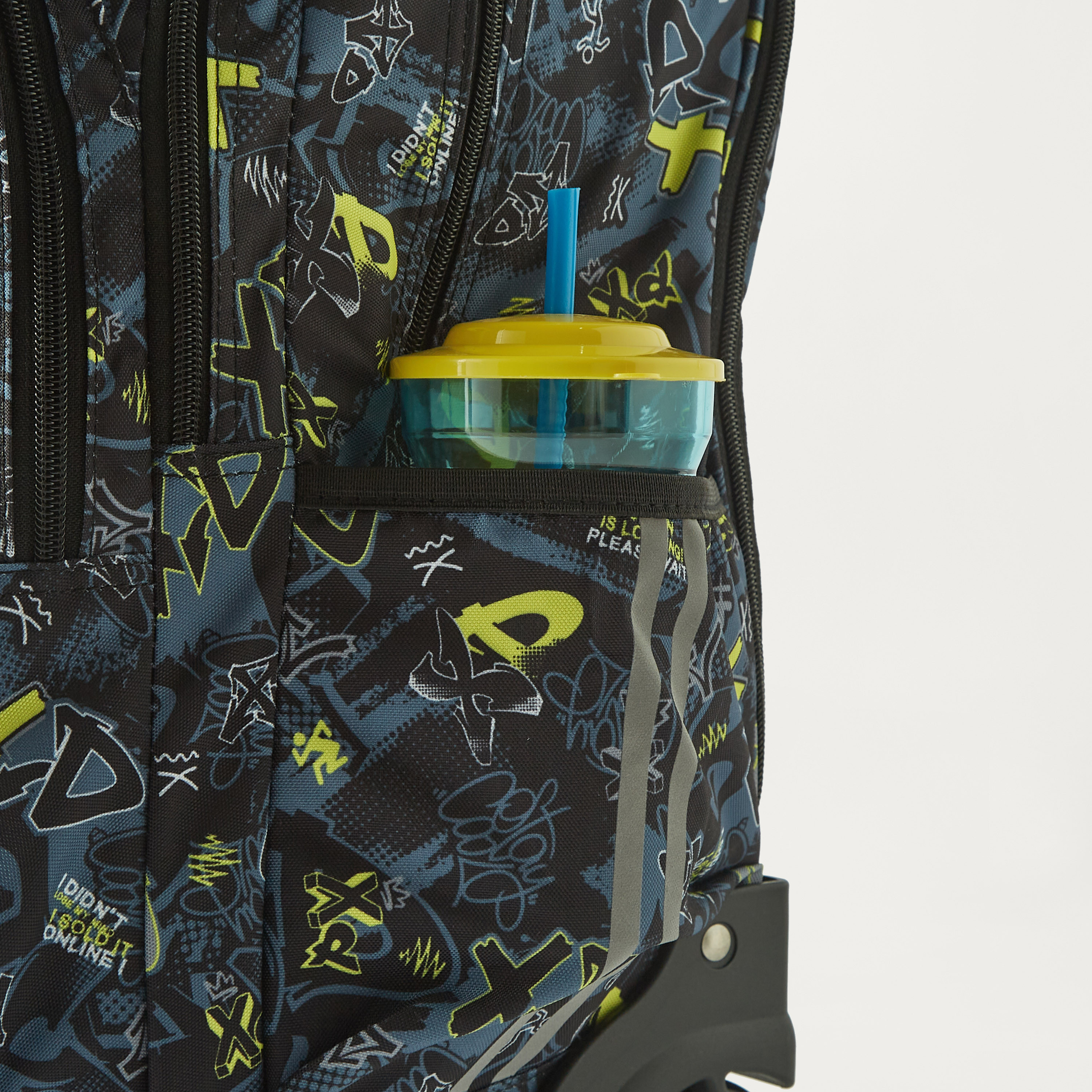 St.Right Printed 18-inch Trolley Backpack with Retractable Handle - 32x25x47 cms 2-Year Warranty-school-bagsandbackpacks-trolleybags-image-4