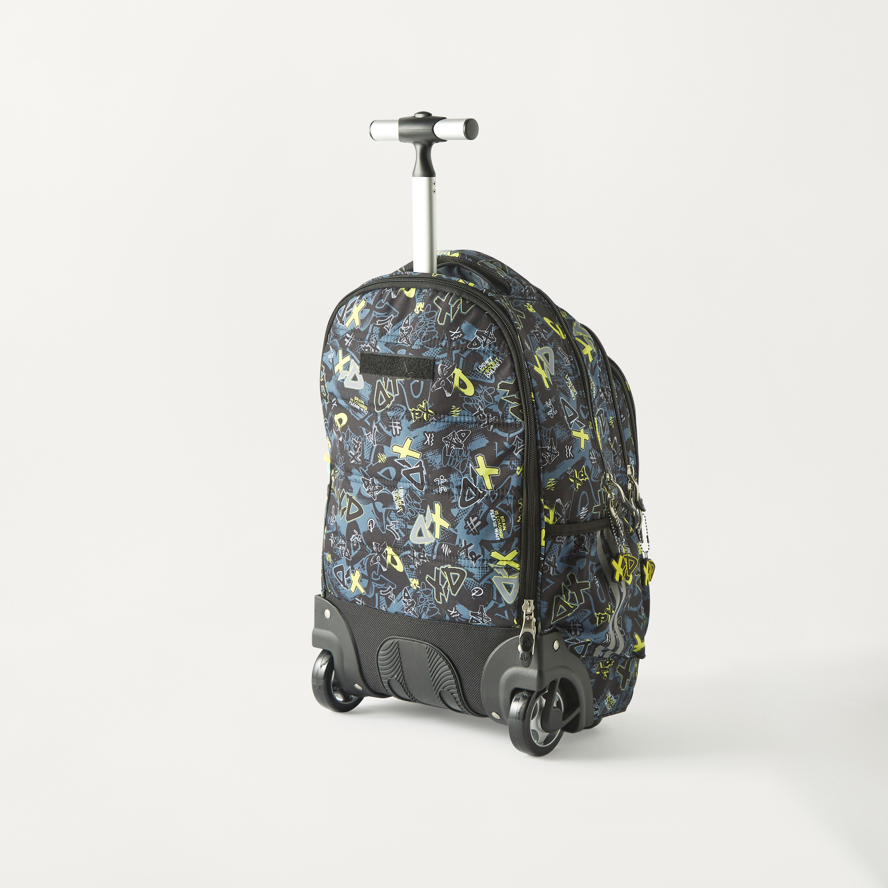 St.Right Printed 18-inch Trolley Backpack with Retractable Handle - 32x25x47 cms 2-Year Warranty-school-bagsandbackpacks-trolleybags-image-6