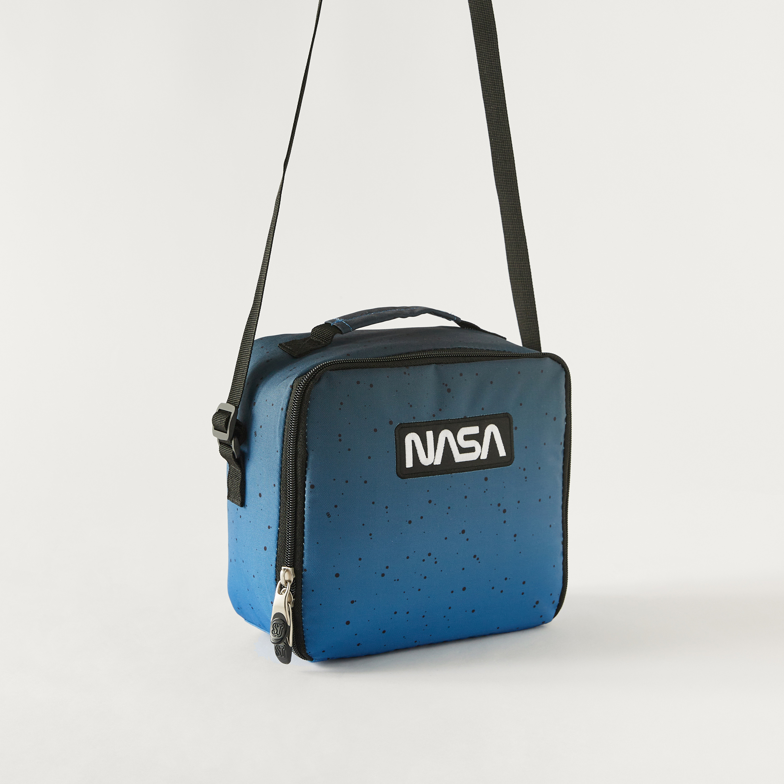 Buy St.Right NASA Print Lunch Bag with Zipper Closure and Adjustable Strap 2 Year Warranty Online for Kids Centrepoint UAE