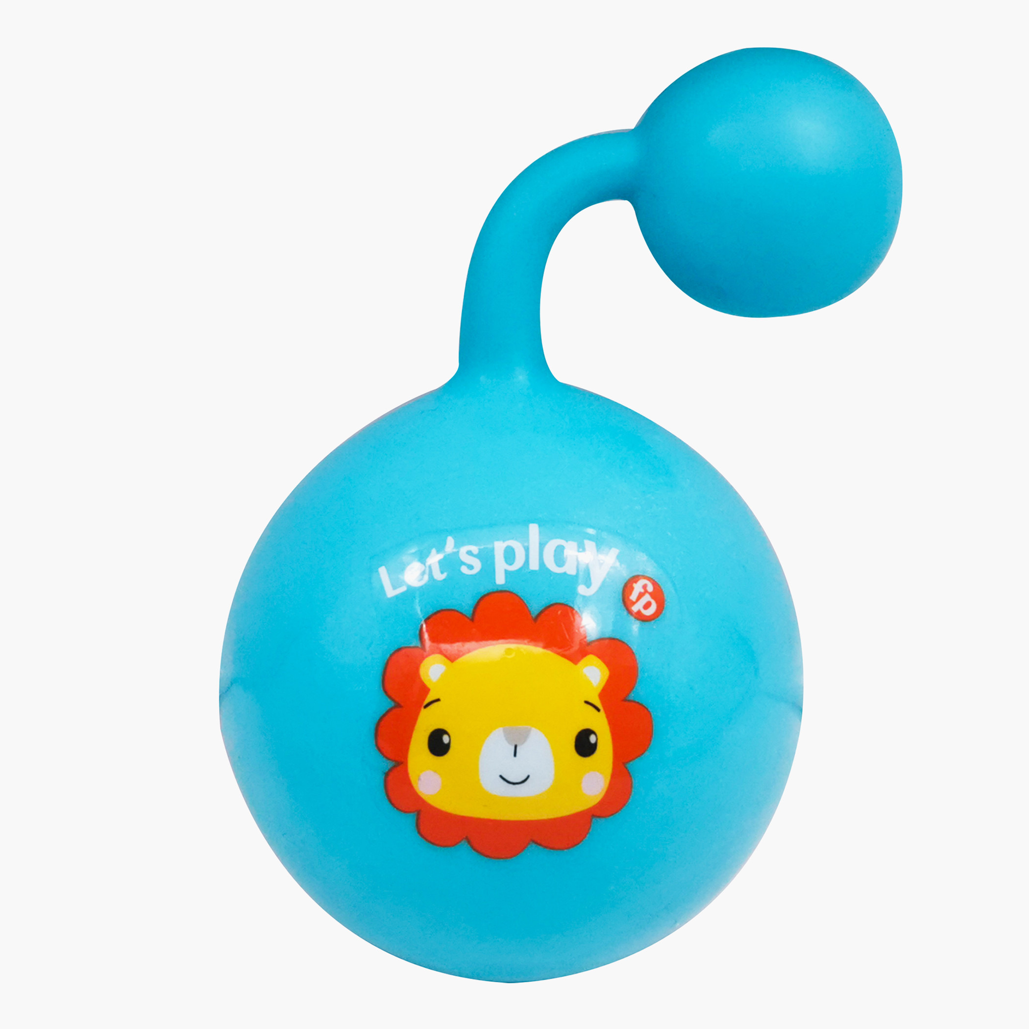 كرة خشخشة للأطفال متنوعة مع جرس من فيشر برايس - 10 سم-toys-babyandtoddlertoys-rattlesandteethers-image-1