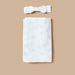 Juniors Printed Swaddle Blanket and Headband Gift Set-Receiving Blankets-thumbnailMobile-0