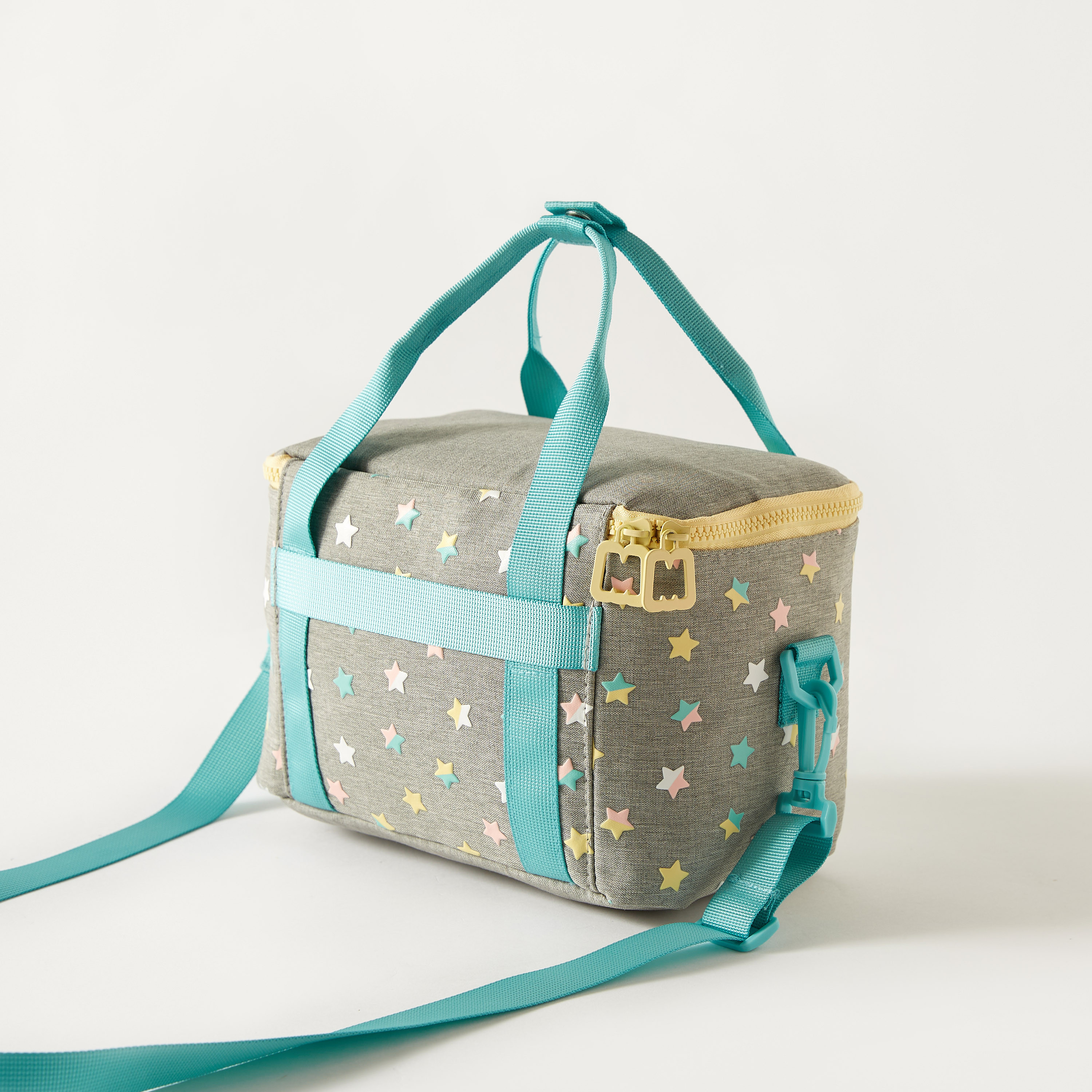 MARSHMALLOW Star Print Lunch Bag with Adjustable Strap - 1-Year Warranty-school-lunchessentials-lunchbags-image-3