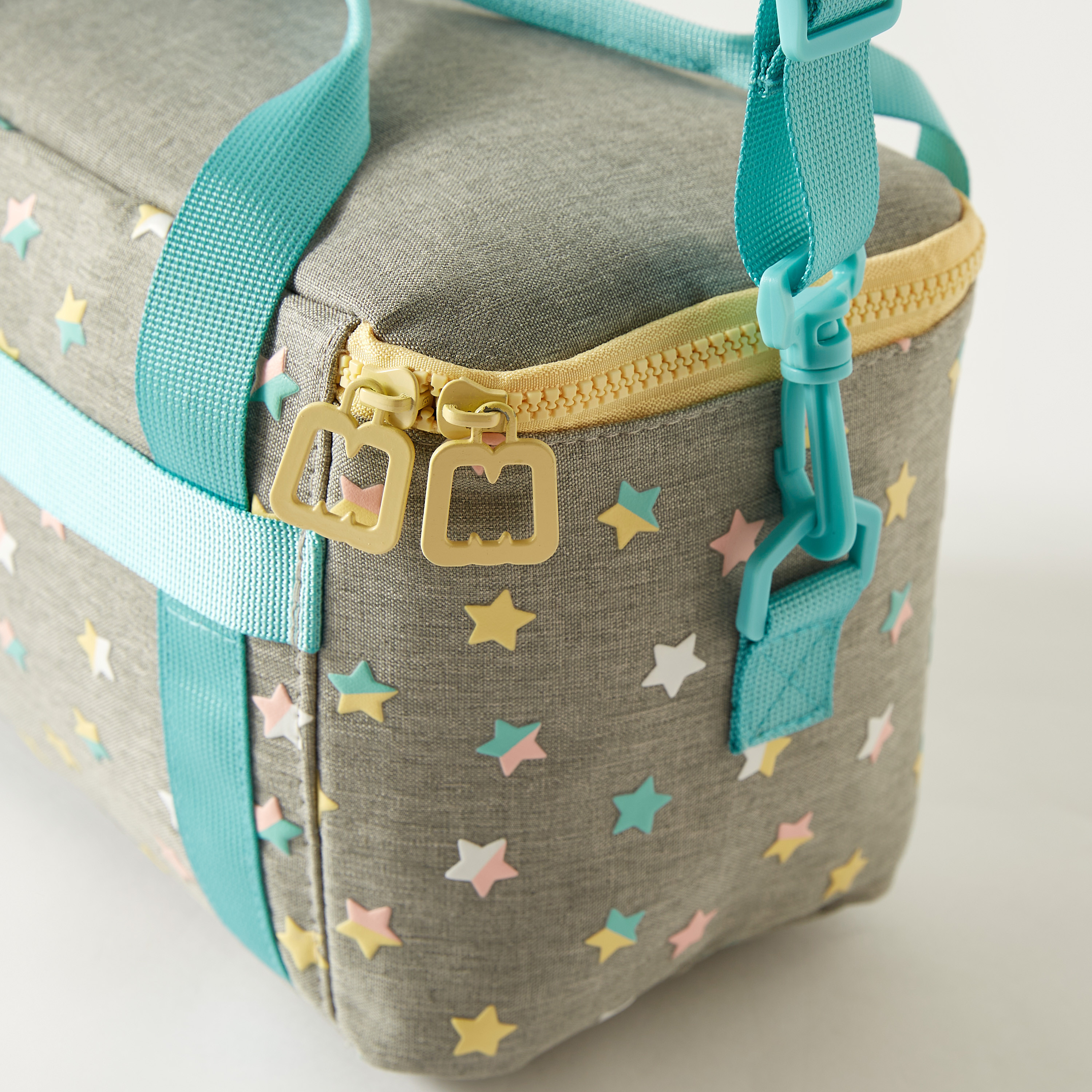 MARSHMALLOW Star Print Lunch Bag with Adjustable Strap - 1-Year Warranty-school-lunchessentials-lunchbags-image-5