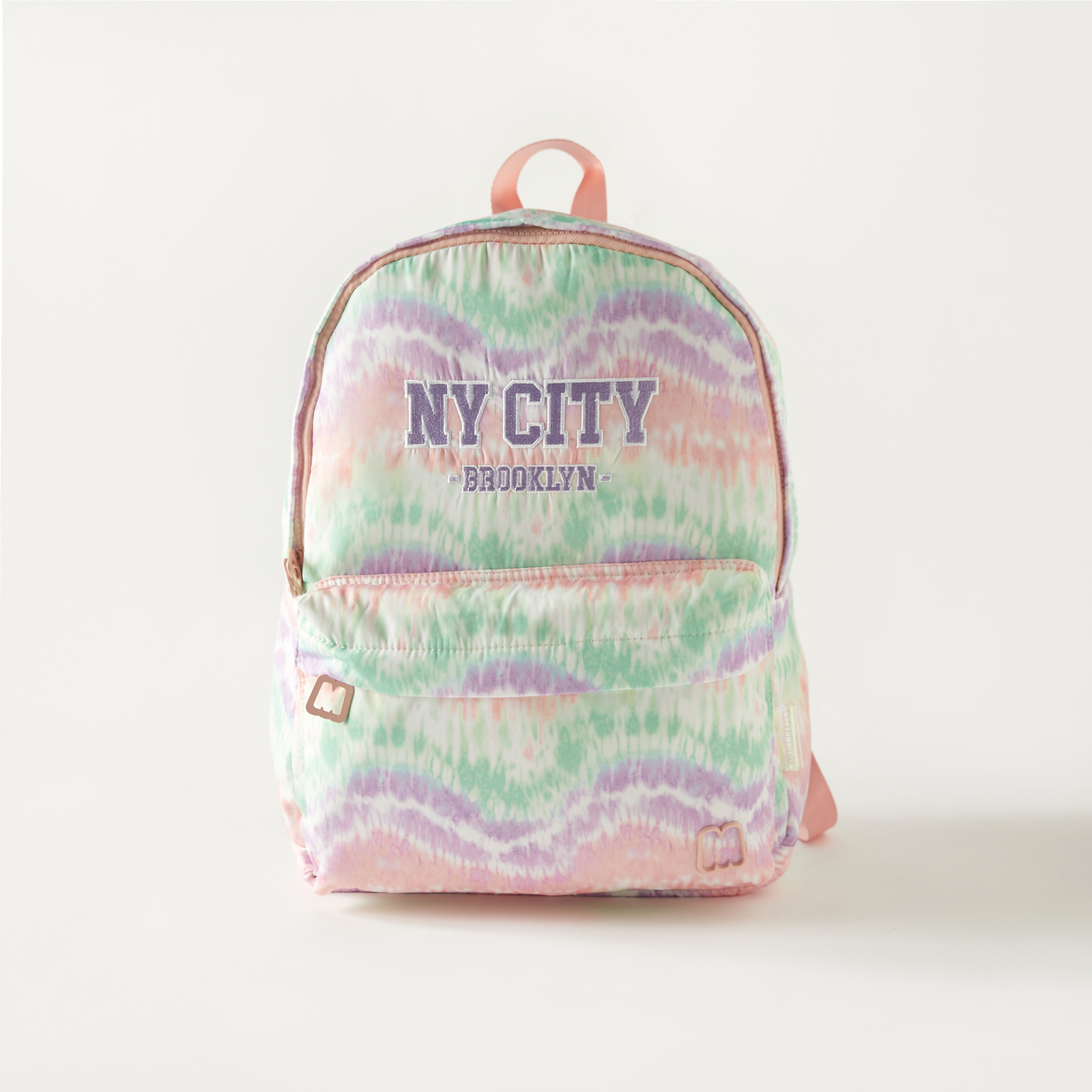 Pink tie cheap dye bookbag