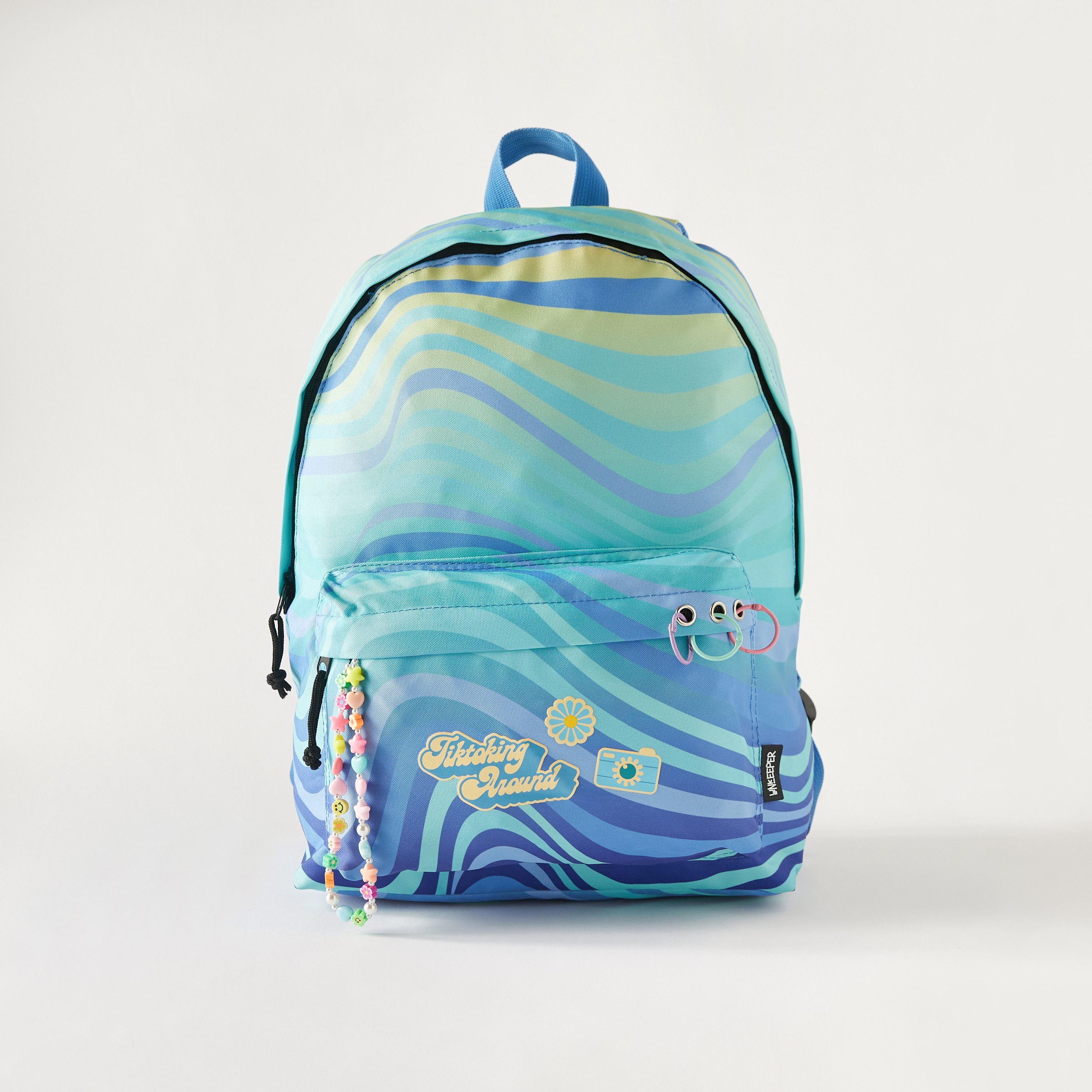 Unkeeper Printed Backpack with Pencil Pouch - 14x32x44 cms 1-Year Warranty-school-bagsandbackpacks-backpacks-image-1