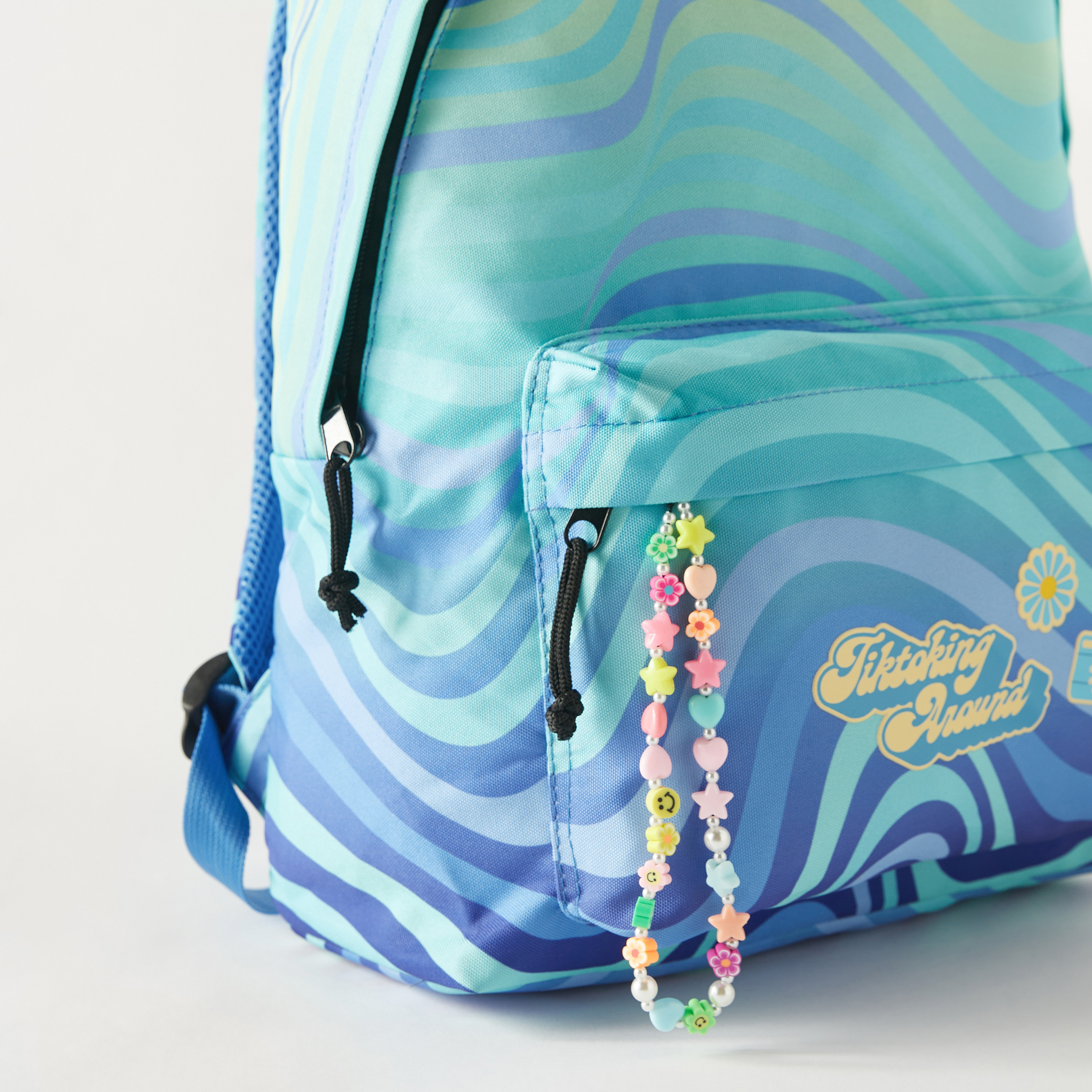 شنطة ظهر بطبعات ومقلمة من أنكيبر - 14x32x44 سم - ضمان سنة واحدة-school-bagsandbackpacks-backpacks-image-3