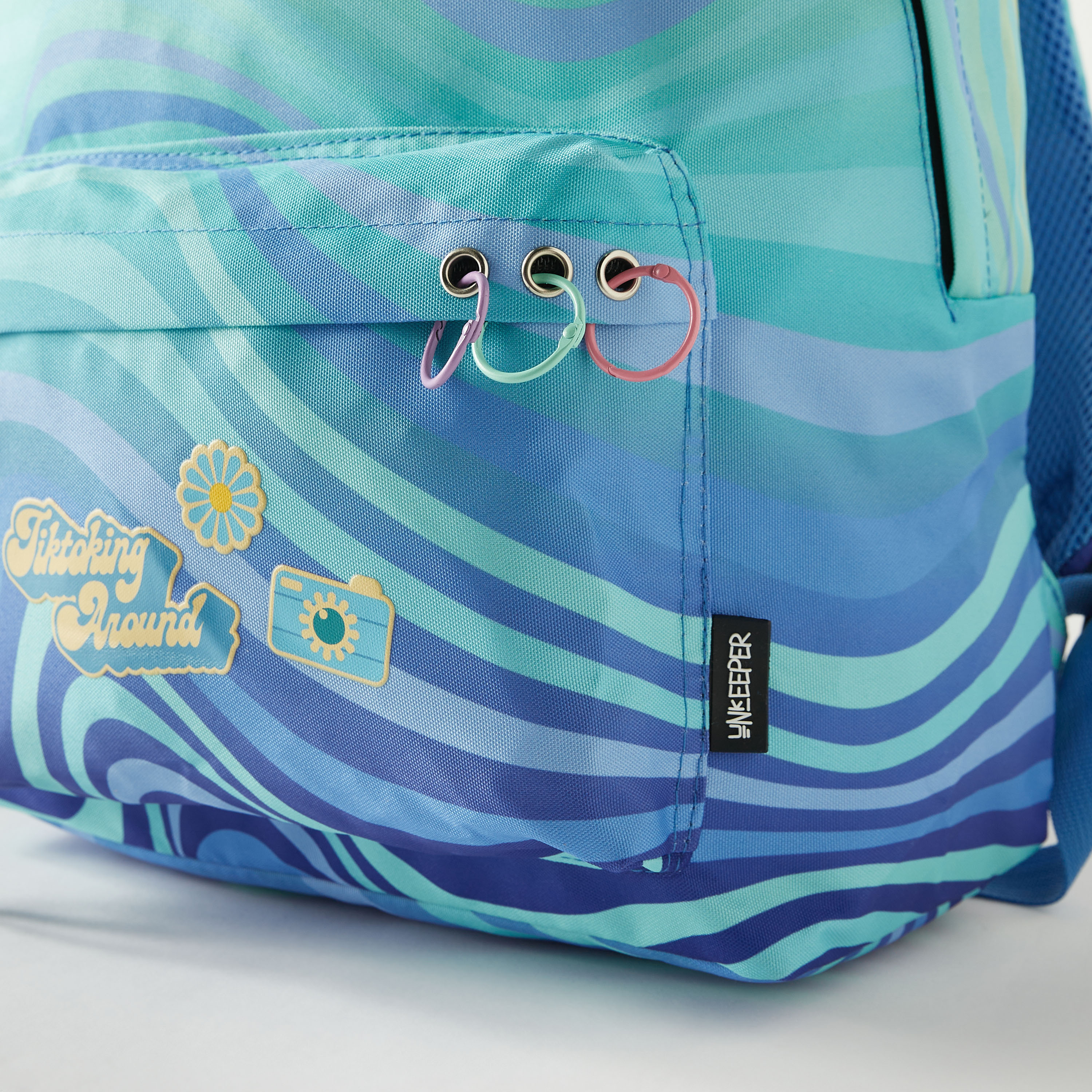Unkeeper Printed Backpack with Pencil Pouch - 14x32x44 cms 1-Year Warranty-school-bagsandbackpacks-backpacks-image-5
