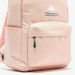 Kappa Logo Print Backpack with Zip Closure and Adjustable Straps-Women%27s Backpacks-thumbnail-2