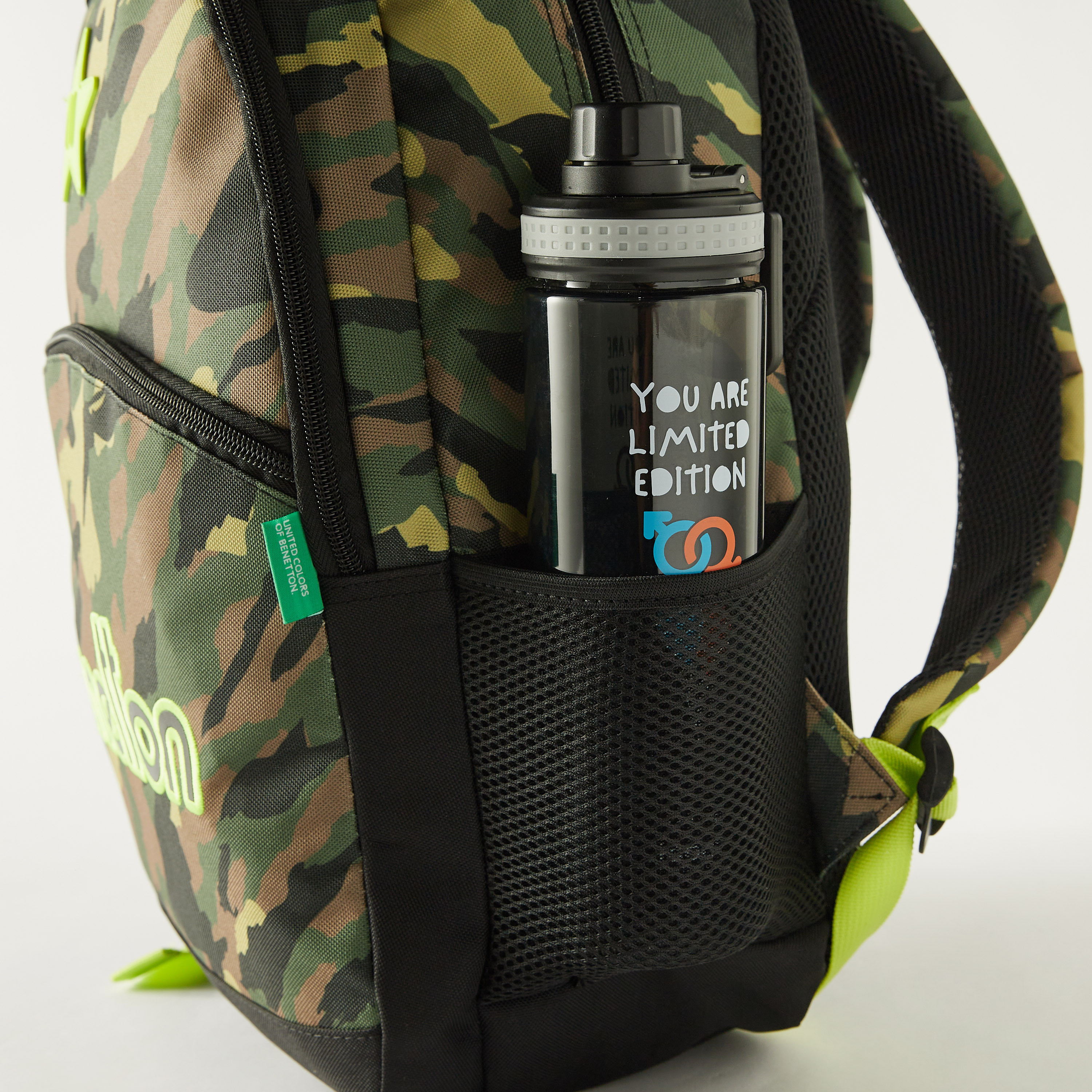United Colors of Benetton Camouflage Print 18-inch Backpack - 46x31x13 cms 1-Year Warranty-school-bagsandbackpacks-backpacks-image-4