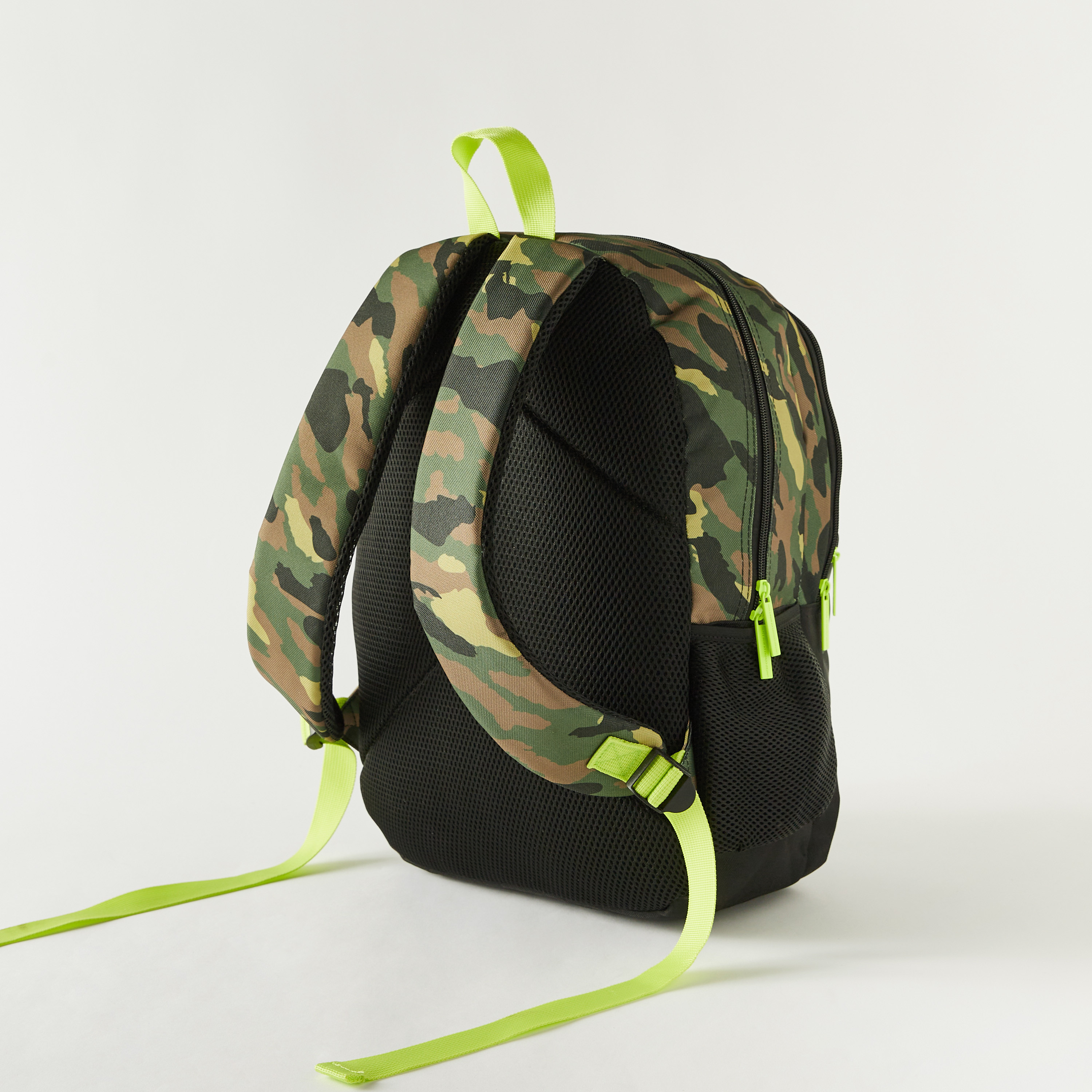 United Colors of Benetton Camouflage Print 18-inch Backpack - 46x31x13 cms 1-Year Warranty-school-bagsandbackpacks-backpacks-image-5
