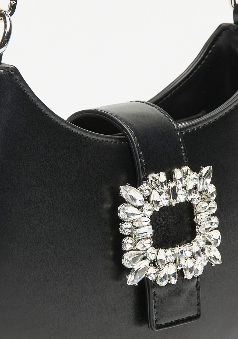 Celeste Embellished Shoulder Bag with Detachable Straps-Women%27s Handbags-image-3
