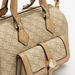 Celeste All-Over Logo Print Bowler Bag with Double Handles-Women%27s Handbags-thumbnailMobile-3