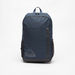 Kappa Logo Print Backpack with Adjustable Handles and Zip Closure-Men%27s Backpacks-thumbnail-0