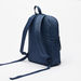 Kappa Logo Print Backpack with Zip Closure and Adjustable Straps-Women%27s Backpacks-thumbnailMobile-1