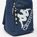 Kappa Logo Print Backpack with Zip Closure and Adjustable Straps-Women%27s Backpacks-thumbnail-2