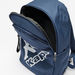 Kappa Logo Print Backpack with Zip Closure and Adjustable Straps-Women%27s Backpacks-thumbnailMobile-3