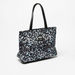 Lee Cooper All-Over Floral Print Tote Bag with Double Handle and Zip Closure-Women%27s Handbags-thumbnail-2