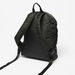 Lee Cooper Solid Backpack with Zipper Detail and Adjustable Straps-Women%27s Backpacks-thumbnail-1