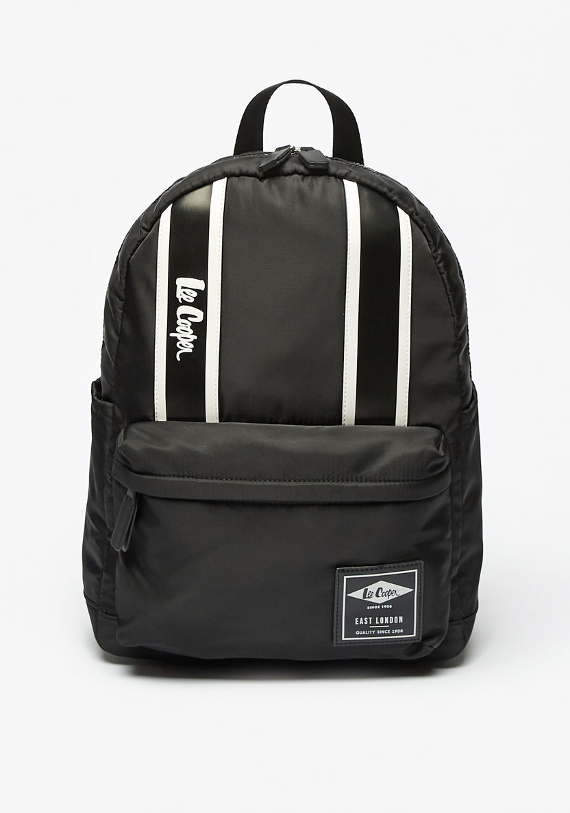 Lee Cooper Striped Backpack with Adjustable Straps-Women%27s Backpacks-image-0