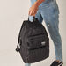 Lee Cooper Quilted Backpack with Adjustable Shoulder Straps-Women%27s Backpacks-thumbnail-0