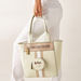 Lee Cooper Colourblock Tote Bag with Zipper Closure-Women%27s Handbags-thumbnailMobile-0