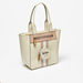 Lee Cooper Colourblock Tote Bag with Zipper Closure-Women%27s Handbags-thumbnailMobile-2