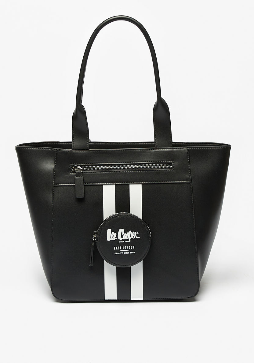 Lee Cooper Colourblock Tote Bag with Zipper Closure-Women%27s Handbags-image-0