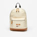 Lee Cooper Logo Print Backpack with Adjustable Straps-Women%27s Backpacks-thumbnailMobile-1
