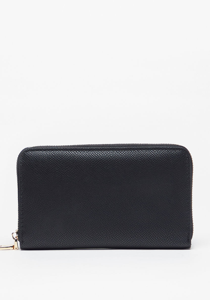 Celeste Textured Zip Around Wallet-Wallets & Clutches-image-0