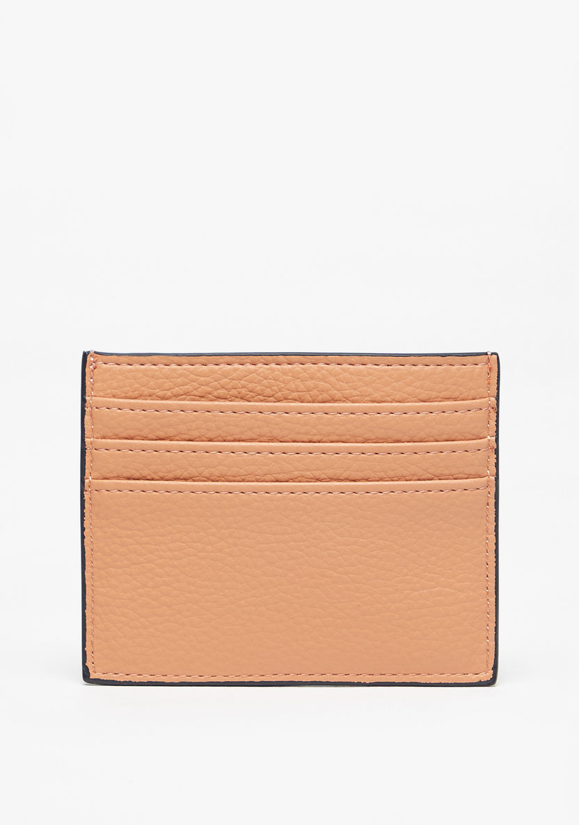 Celeste Textured Cardholder with Zip Pocket-Wallets & Clutches-image-0
