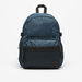 Lee Cooper Solid Backpack with Adjustable Straps and Zip Closure-Men%27s Backpacks-thumbnail-0