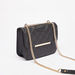 Elle Textured Crossbody Bag with Flap Closure-Women%27s Handbags-thumbnailMobile-2