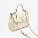 Elle Textured Jacquard Satchel Bag with Detachable Strap-Women%27s Handbags-thumbnail-2