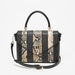 Elle Animal Print Satchel Bag-Women%27s Handbags-thumbnail-0