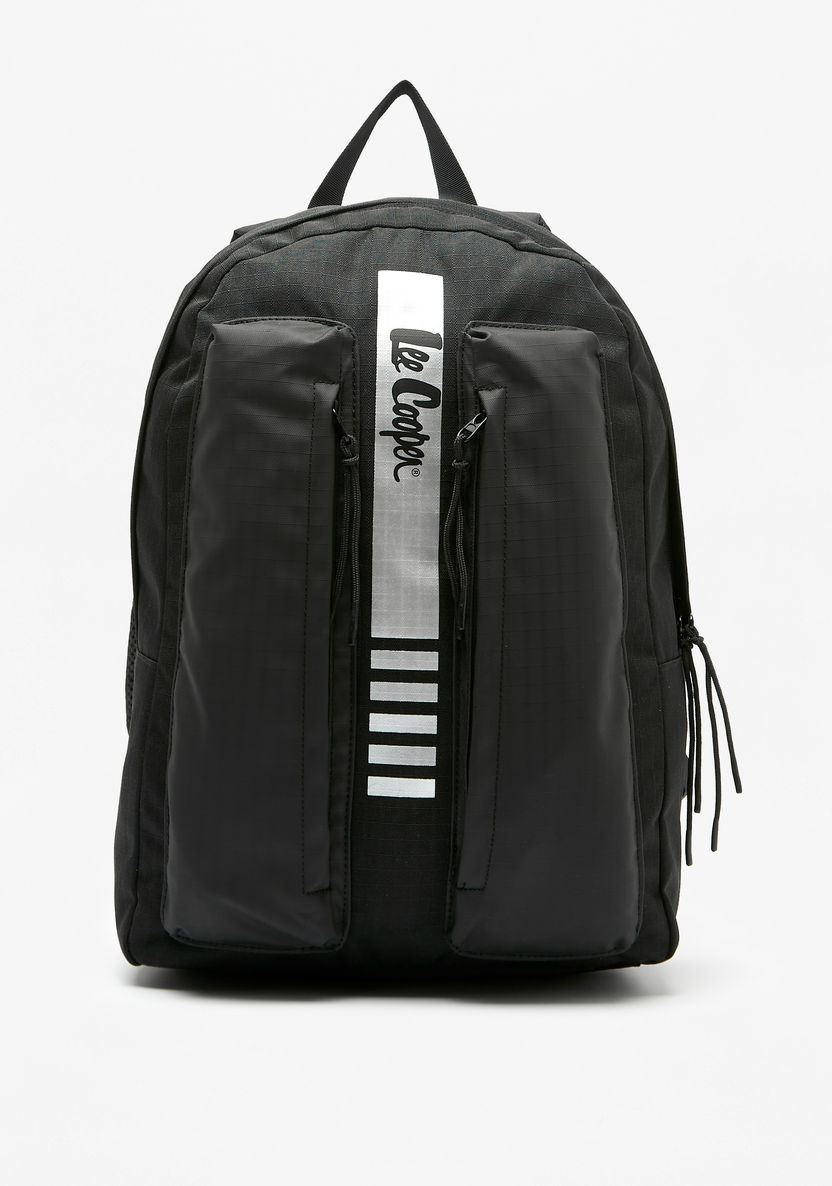 Lee Cooper Logo Print Backpack-Men%27s Backpacks-image-0
